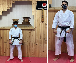 Dos de nuestros karatecas en el Campeonato de Andalucía de Karate