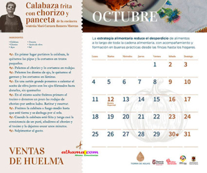 Y para adentrarnos en el otoño nos dan calabaza desde Ventas de Huelma