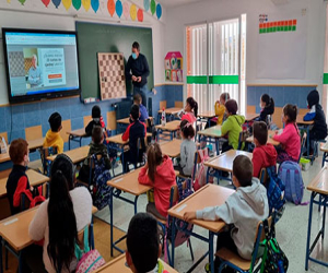Masterclass de Ajedrez en el CEIP Cervantes