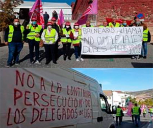 UGT denuncia actitud antisindical en el Balneario de Alhama de Granada