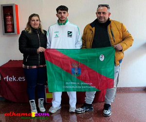 Óscar Correa realizó un buen trabajo en el campeonato de España de Karate