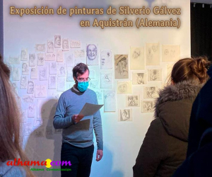 Raststätte en Aquisgrán expuso las pinturas de Silverio Gálvez 