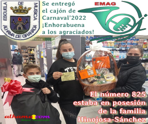 La EMAG hace entrega del Cajón de Carnaval