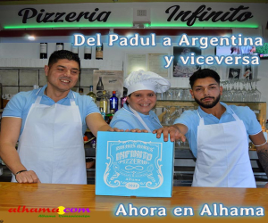 Pizzería Infinito, del Padul a Argentina y viceversa, ahora en Alhama