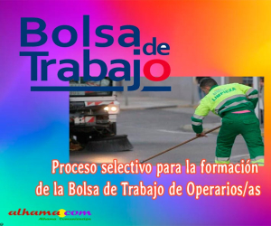 Bolsa de trabajo de operarios/as en Granada