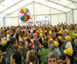El primer día de feria los peques se lo pasaron en grande
