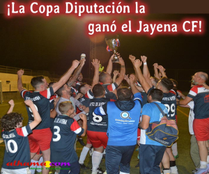 El Jayena CF ganó la Copa Diputación en la final que le enfrentó a la UD Alhameña