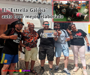 El "Estrella Galicia" auto loco mejor elaborado