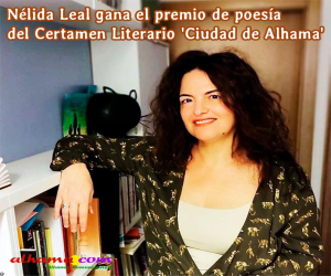 La gaditana Nélida Leal gana el premio de poesía del Certamen Literario 'Ciudad de Alhama'
