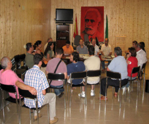 Reunión de la segunda ejecutiva local del PSOE-A tras las elecciones