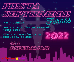 Fiesta de día en Fornes, este sábado 3 de septiembre