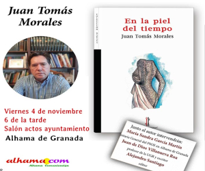 Presentación del libro “En la piel del tiempo”, de Juan Tomás Morales