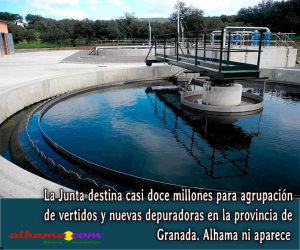 La ineficacia y la pérdida de peso y gestión de este Ayuntamiento vuelve a dejar a Alhama sin depuradora
