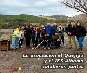 La asociación el Quejigo y el IES Alhama colaboran juntos