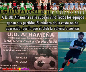 A la UD Alhameña se le sube el vino