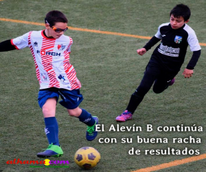 El Alevín B continúa con su buena racha de resultados 
