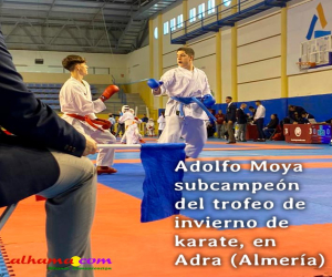 Adolfo Moya subcampeón del trofeo de invierno de karate