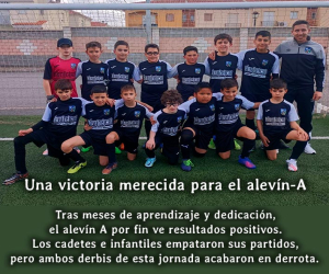 Una victoria merecida para el alevín-A