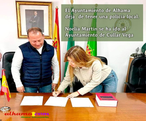 El Ayuntamiento de Alhama deja de tener una policía local