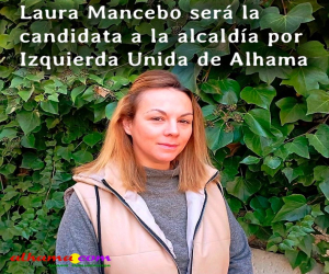 Laura Mancebo será la candidata a la alcaldía por Izquierda Unida de Alhama