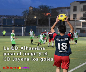 La UD Alhameña puso el juego y el CD Jayena los goles