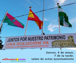 Llamamiento a la participación por nuestro patrimonio ¡una solución ya! 