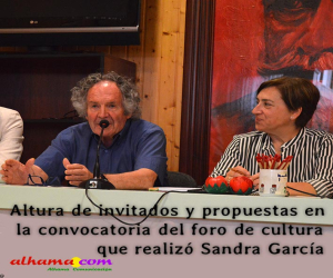 Altura de invitados y propuestas en la convocatoria de cultura que realizó Sandra García