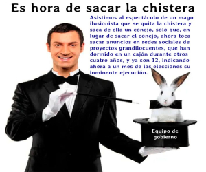 Es hora de sacar la chistera