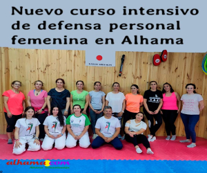 Nuevo curso intensivo de defensa personal femenina en Alhama
