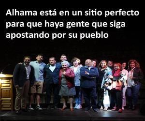 Alhama está en un sitio perfecto para que haya gente que siga apostando por su pueblo