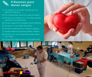Donaciones de sangre y plasma para finalizar mayo e iniciar junio