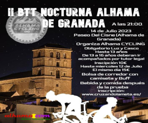 Alhama Cycling presenta la II BTT nocturna