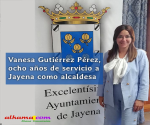 Vanesa Gutiérrez Pérez ocho años de servicio público a Jayena como alcaldesa