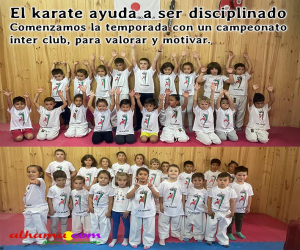 El karate ayuda a ser disciplinado