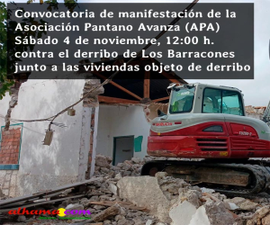 Convocatoria de manifestación de la Asociación Pantano Avanza (APA)