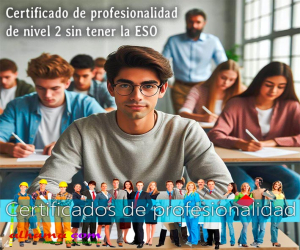 Certificado de profesionalidad de nivel 2 sin tener la ESO