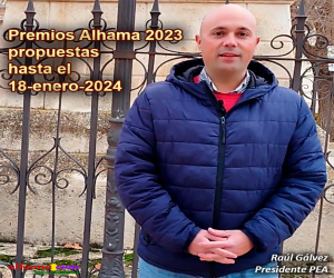 Hasta el 18 de enero se pueden presentar las candidaturas de los Premios Alhama 2023