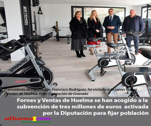 Fornes y Ventas de Huelma se han acogido a la subvención de tres millones de euros activada por la Diputación para fijar población