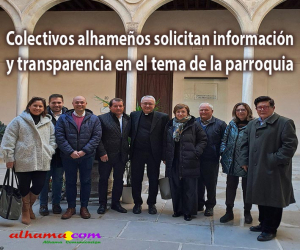 Colectivos alhameños solicitan información y transparencia en el tema de la parroquia