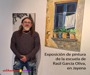 Exposición de pintura de la escuela de Raúl García Oliva, en Jayena