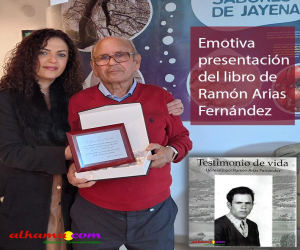Emotiva presentación del libro de Ramón Arias Fernández en Jayena; “Testimonio de vida”