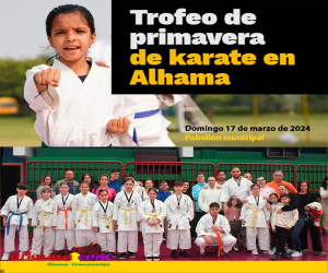 Mas de 300 karatekas de la provincia se dieron cita en Alhama para el Trofeo de Primavera