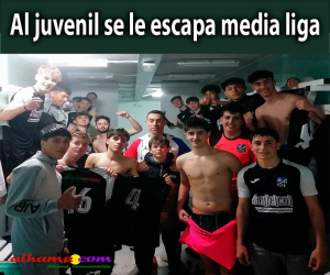 Al juvenil se le escapa media liga