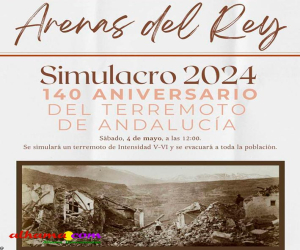 Arenas del Rey realizará un simulacro de terremoto este sábado 4 de mayo