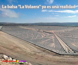 La balsa "La Volaera" ya es una realidad