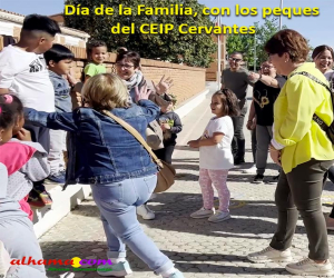 Día de la Familia, con los peques del CEIP Cervantes