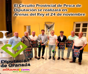 El Circuito Provincial de Pesca de Diputación se realizará en Arenas del Rey el 24 de noviembre