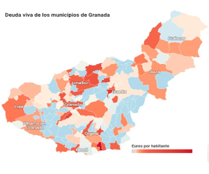 El Ayuntamiento de Alhama aumenta su deuda viva a 353.800, mientras que los de la comarca no tienen deuda, o en el caso de Zafarraya la han reducido a sólo 20.300