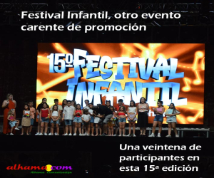 Festival Infantil, otro evento carente de promoción