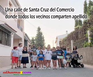 Una calle de Santa Cruz del Comercio donde todos los vecinos comparten apellido